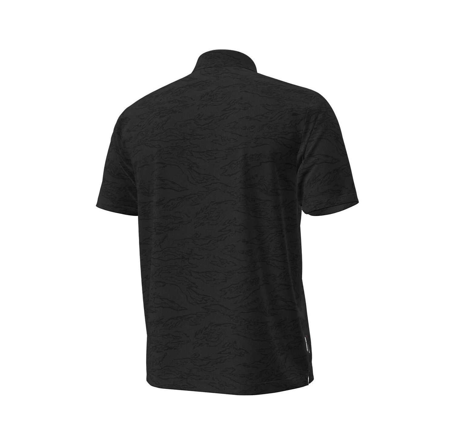Men's Black South Carolina Gamecocks Drive Camo Jacquard Polo Shirt