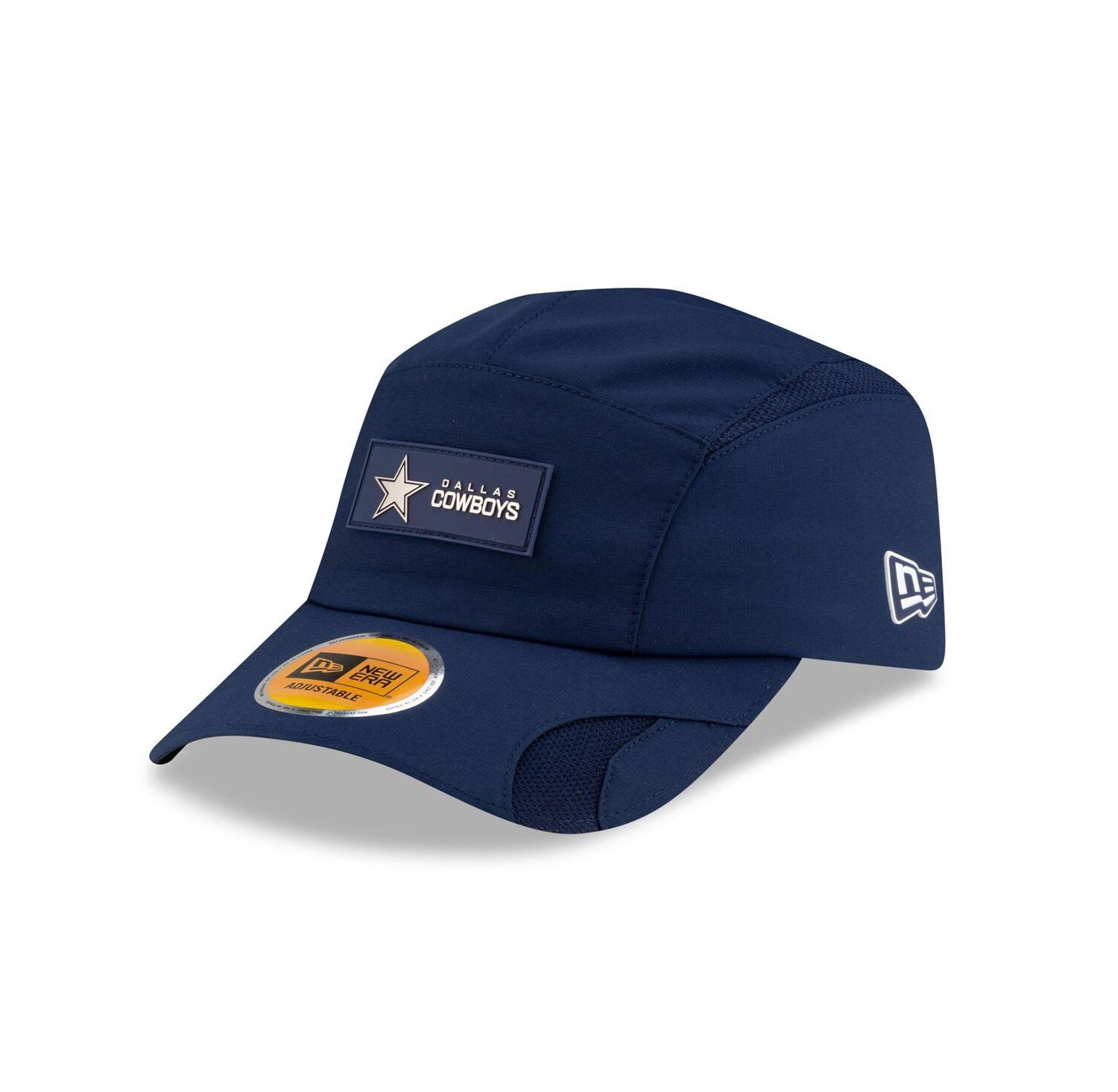 Men's Navy Dallas Cowboys 2025 Sideline Runner Adjustable Hat