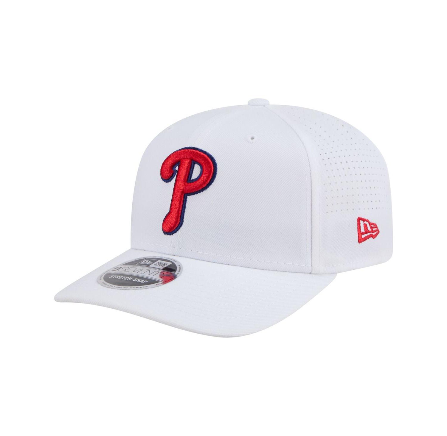 Men's White Philadelphia Phillies COOLERA 9SEVENTY Adjustable Hat