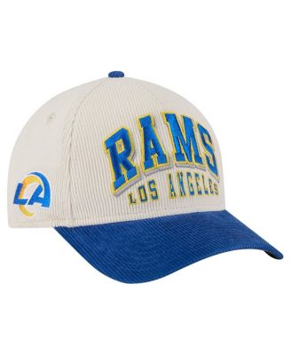 New Era Men's Cream/Royal Los Angeles Rams Two-Tone Sided Corduroy ...