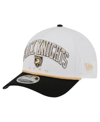 New Era - Men's White/Black Army Black Knights Arch Two-Tone Rope 9FORTY A-Frame M-Crown Adjustable Hat