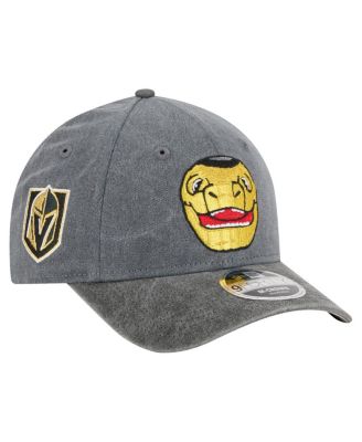 New Era - Men's Charcoal/Black Vegas Golden Knights Mascot 2-Tone 9FORTY Adjustable Hat