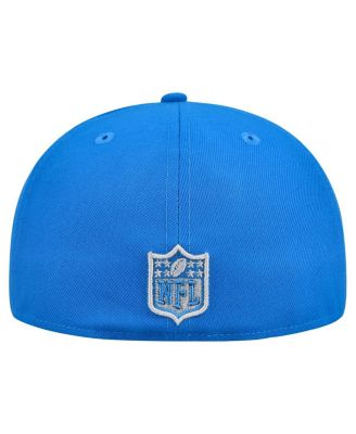 Men's Blue/Gray Detroit Lions Break 59FIFTY Fitted Hat
