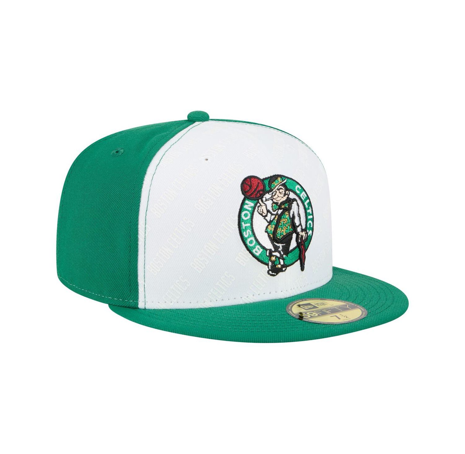 Men's White/Kelly Green Boston Celtics Repeat 59Fifty Fitted Hat