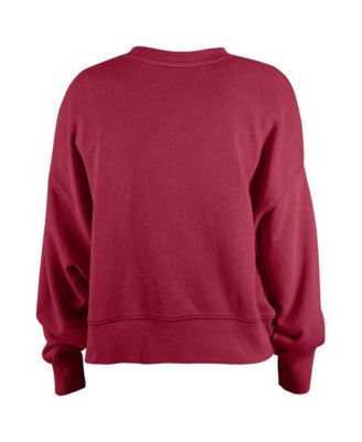 Girl's Burgundy Washington Commanders Flip Sequin Sweatshirt