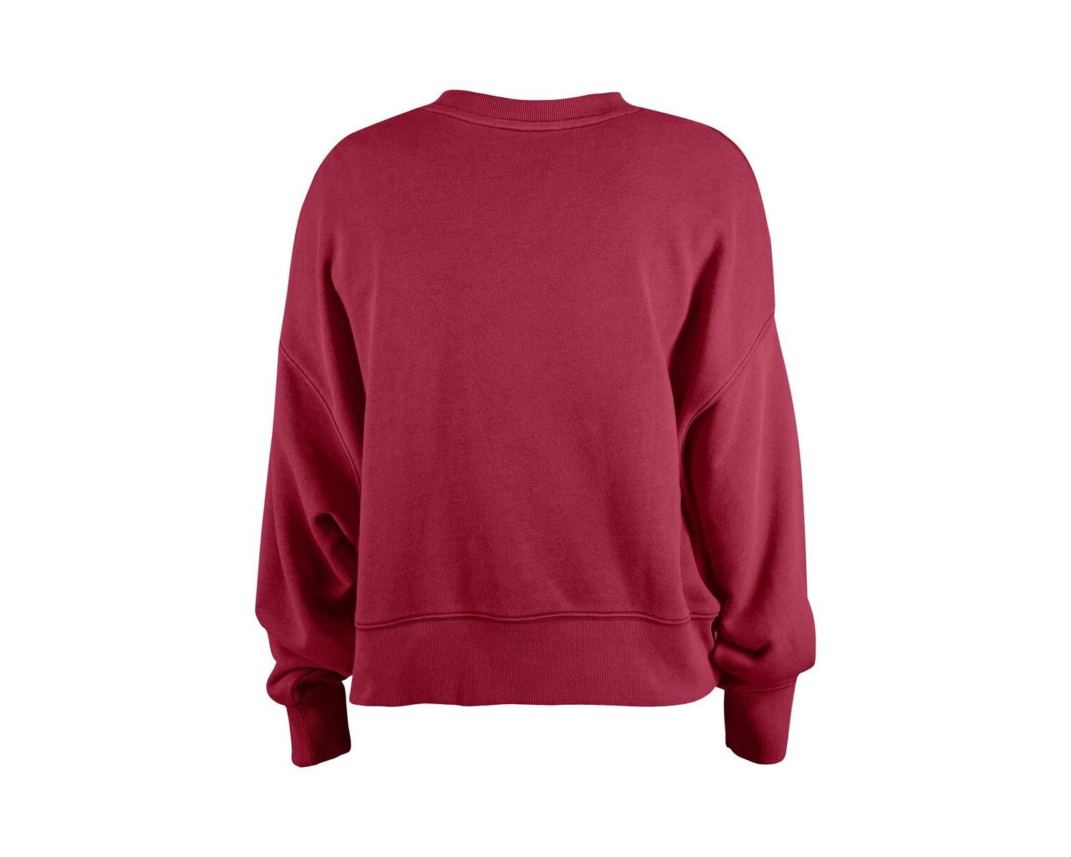 Girl's Burgundy Washington Commanders Flip Sequin Sweatshirt