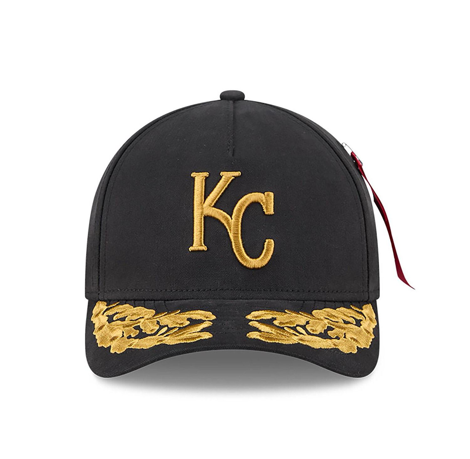Men's Black Kansas City Royals A-Frame 9FORTY Adjustable Hat
