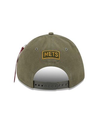Men's Olive New York Mets A-Frame 9FORTY Adjustable Hat