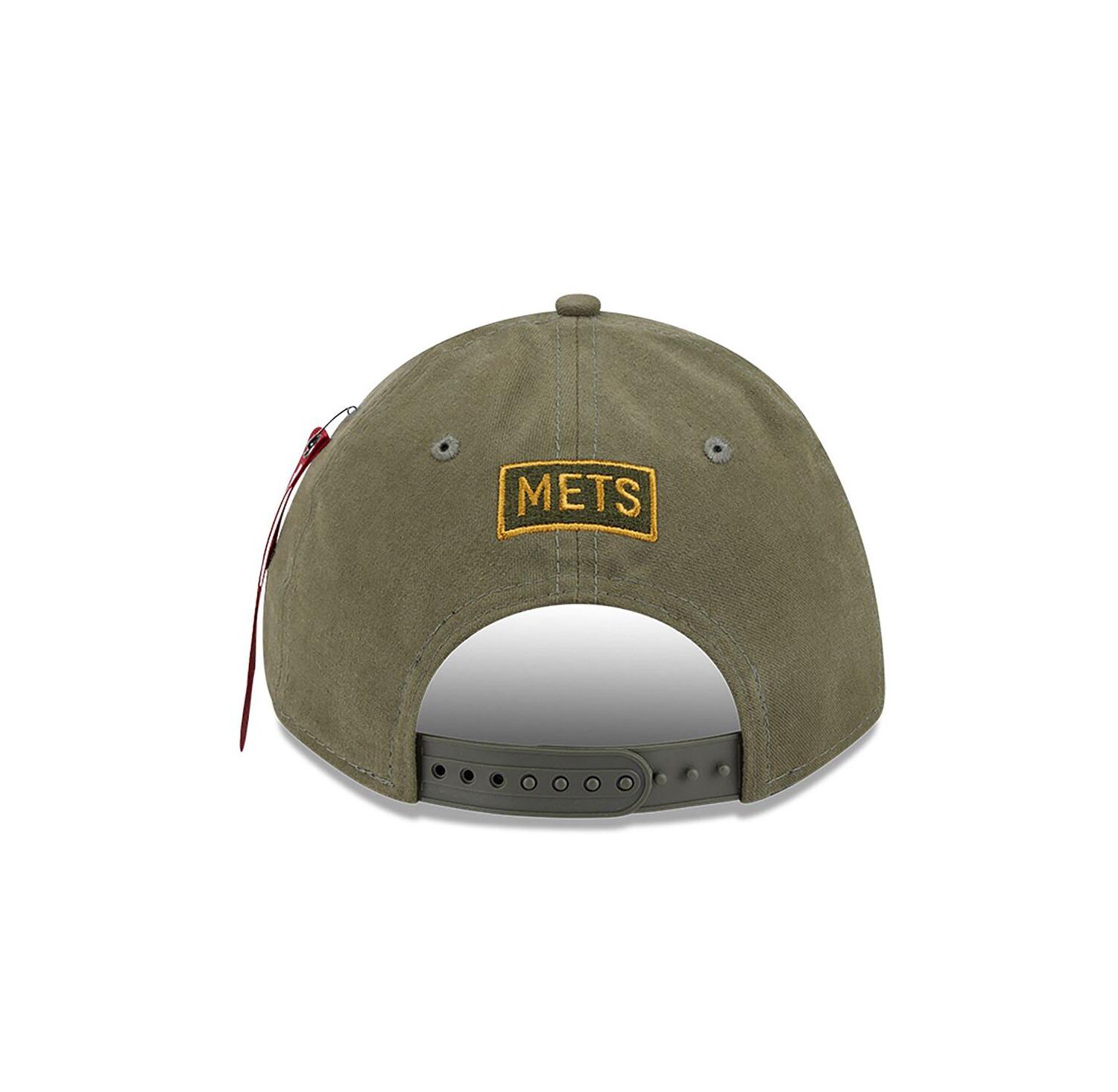 Men's Olive New York Mets A-Frame 9FORTY Adjustable Hat