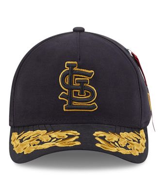 Men's Black St. Louis Cardinals A-Frame 9FORTY Adjustable Hat