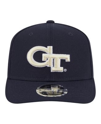 Men's Navy Georgia Tech Yellow Jackets Team Collective 9SEVENTY Stretch-Snap Adjustable Hat
