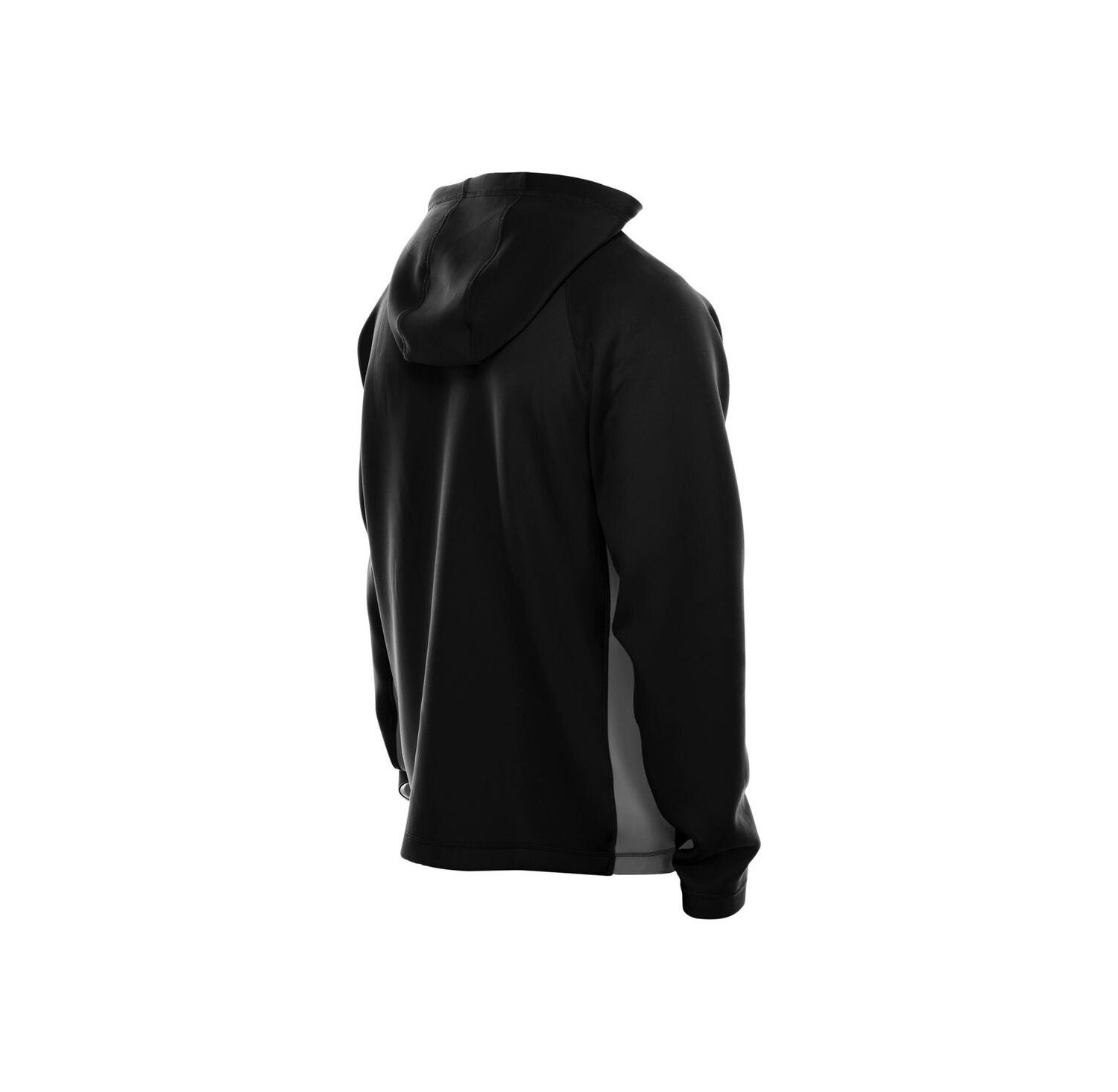 Men's Black Las Vegas Raiders Combine Authentic Raglan Scuba Full-Zip Hoodie