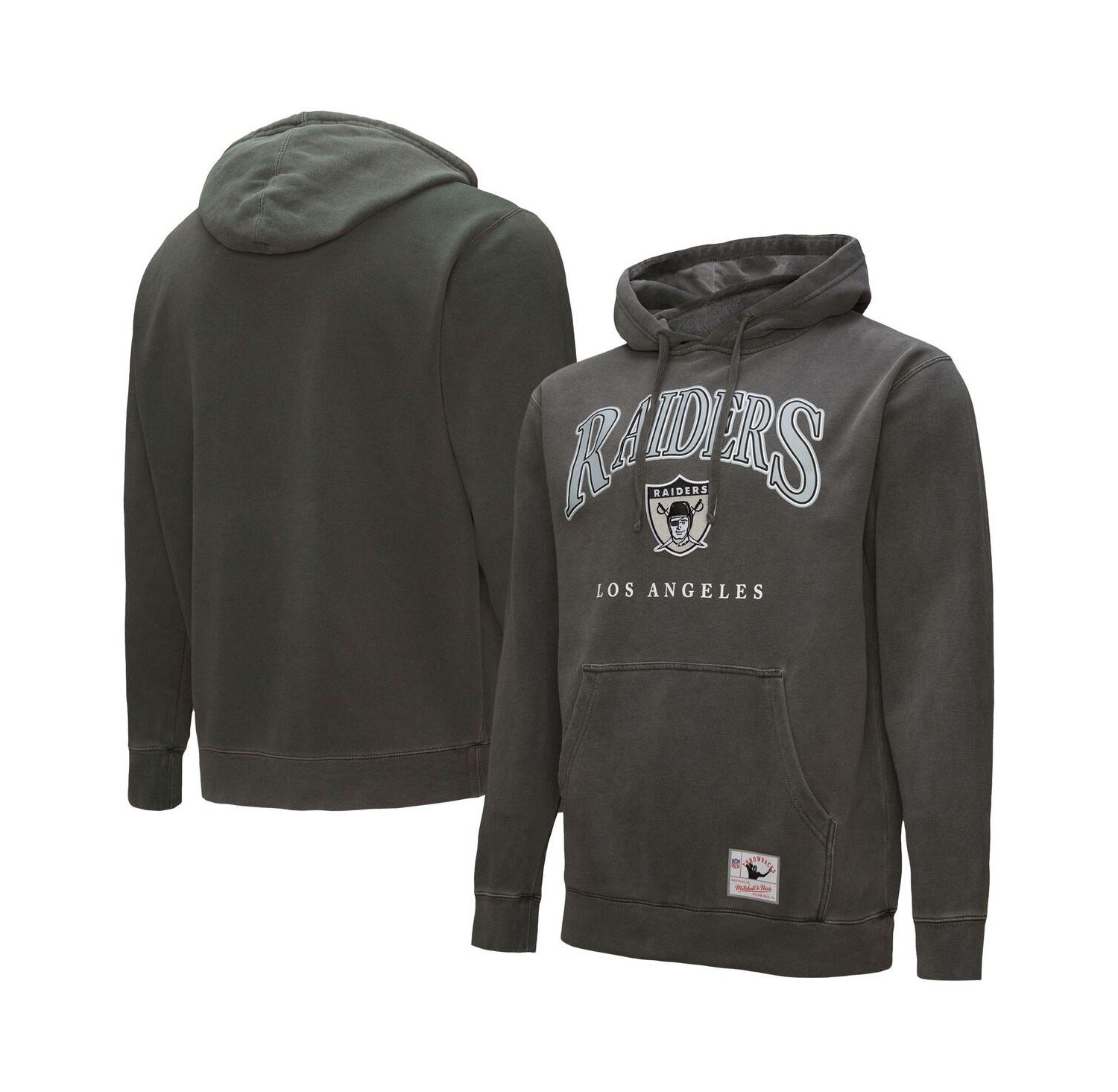 Gray Los Angeles Raiders Slot Pullover Hoodie
