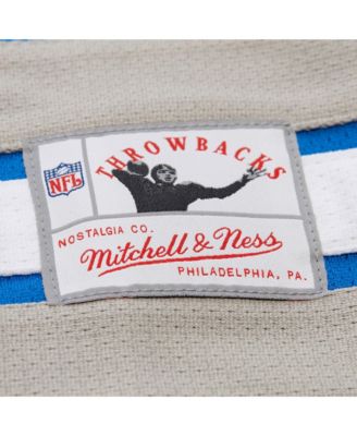 Men's Barry Sanders Blue Detroit Lions Maxxed Out Fashion Hockey Jersey