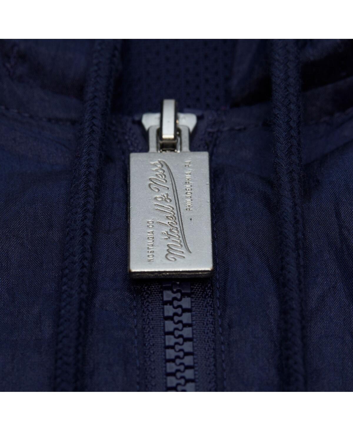 Mitchell & Ness Men's Navy Tennessee Titans Playmaker Full-zip Windbreaker Jacket In Blue