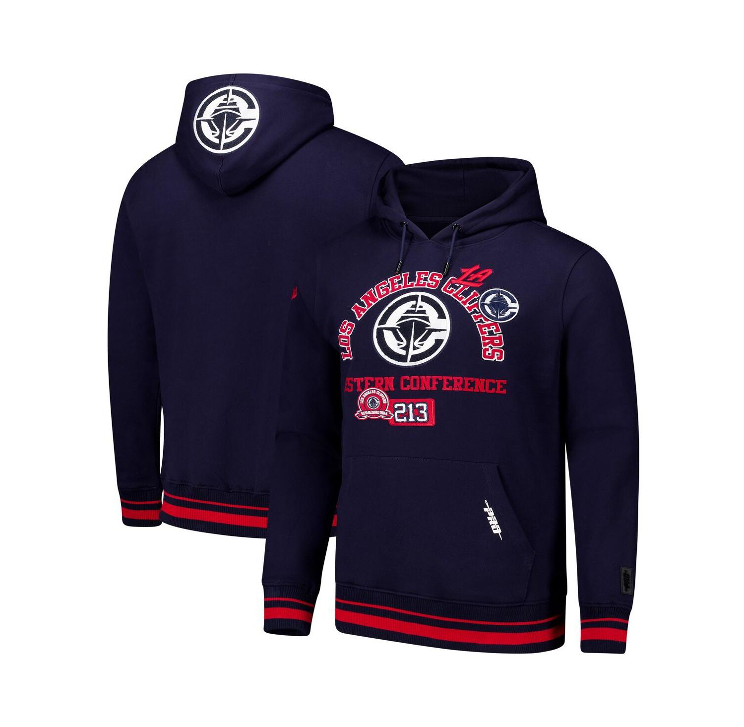 Men's Navy LA Clippers Area Code Pullover Hoodie