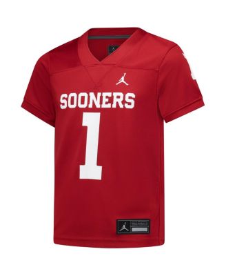 Preschool 1 Crimson Oklahoma Sooners Untouchable Replica Football Jersey