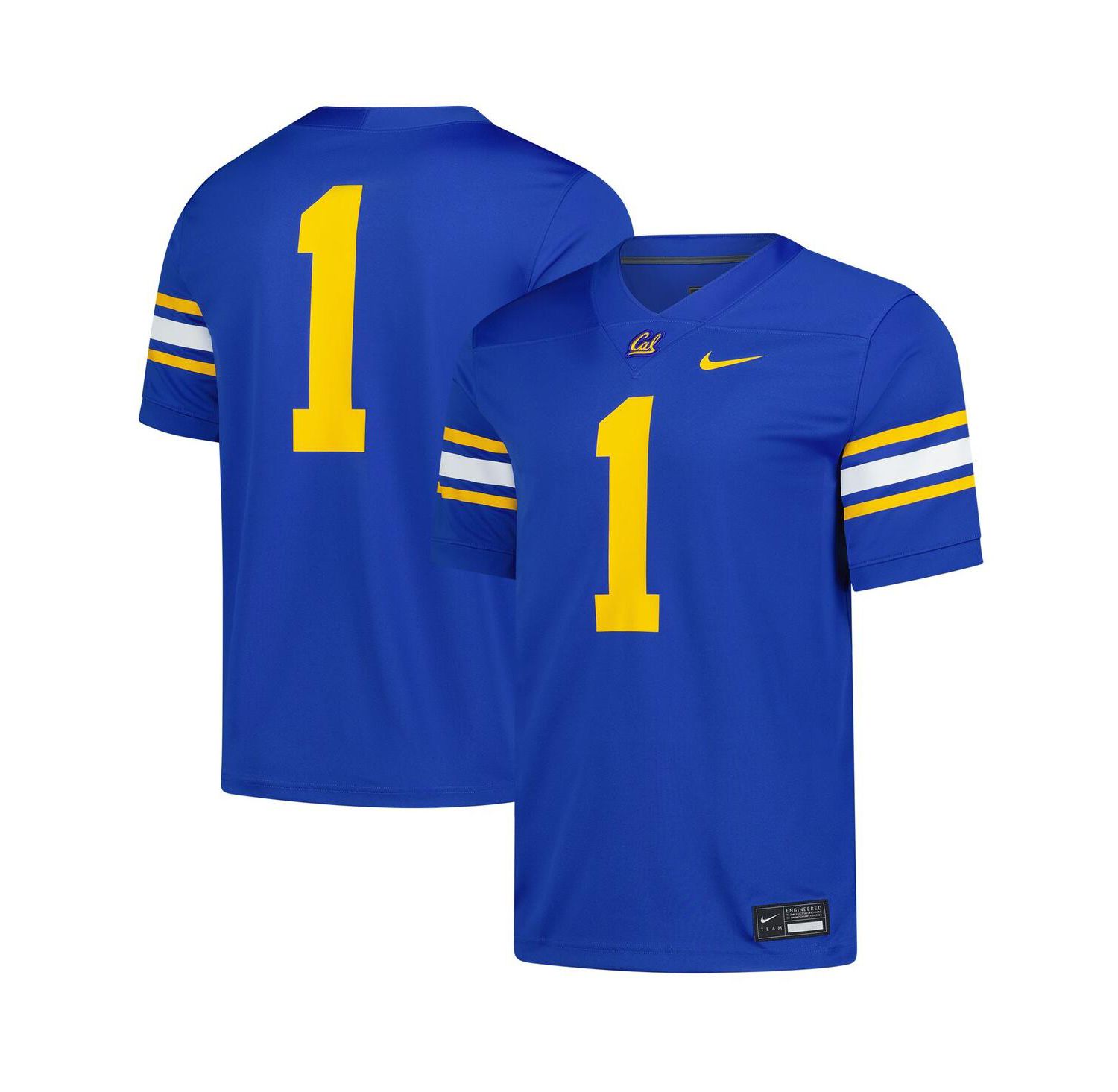 Men's 1 Royal Cal Bears Untouchable Replica Game Jersey