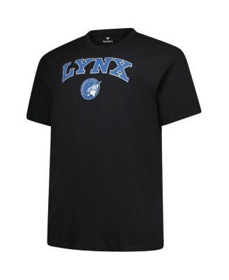 Men's Black Minnesota Lynx Big Tall Arch Logo T-Shirt