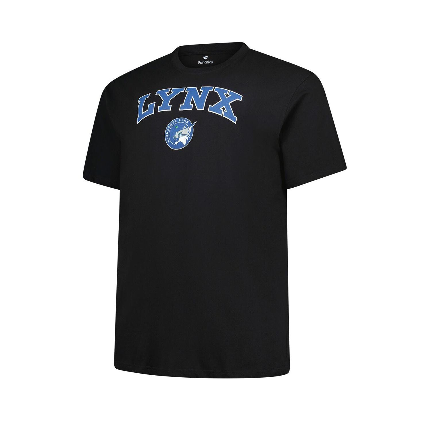 Men's Black Minnesota Lynx Big & Tall Arch Logo T-Shirt