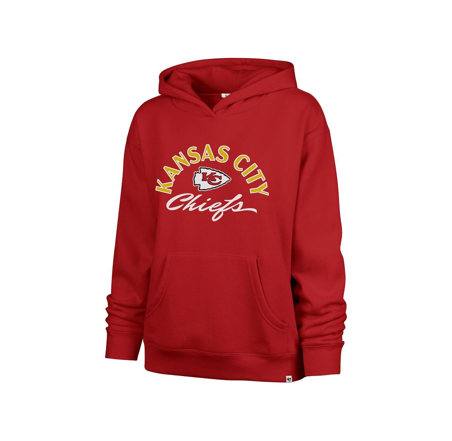 Women's Red Kansas City Chiefs Plus Size Whirlwind Naomi Hoodie