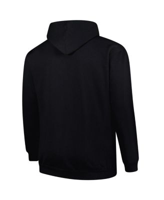 Men's Black Atlanta Falcons Big Tall Pop Pullover Hoodie