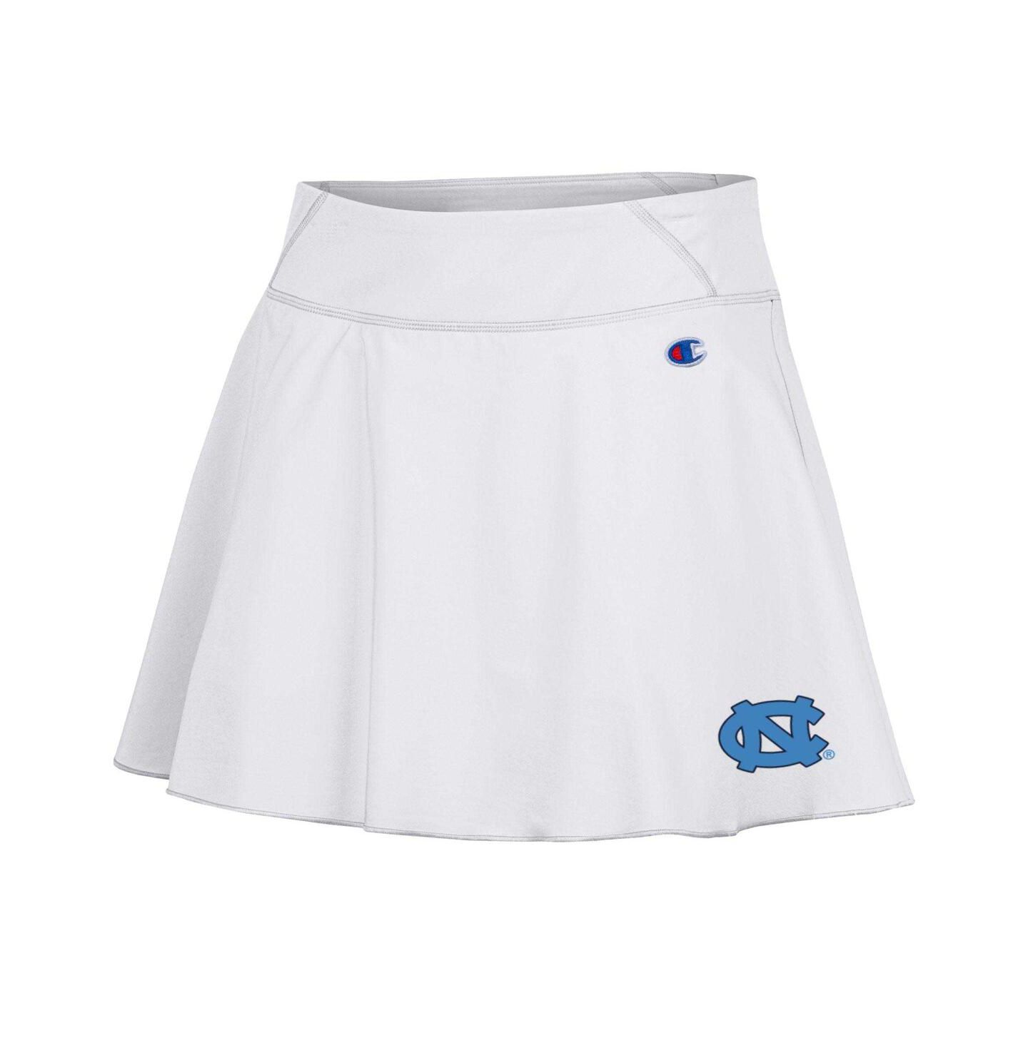 Женская юбка-шорты Champion White North Carolina Tar Heels Tailgate Soft Touch Skort — фото 3