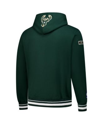 Men's Hunter Green Milwaukee Bucks Area Code Pullover Hoodie