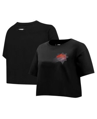 Pro Standard - Women's Black Phoenix Suns Jewels Boxy Cropped T-Shirt