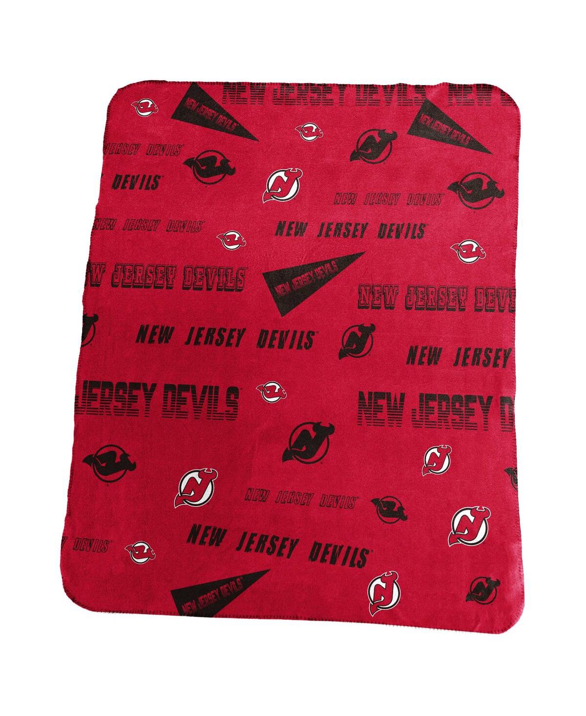 Logo Brands New Jersey Devils 50" X 60" Classic Fleece Blanket In Red