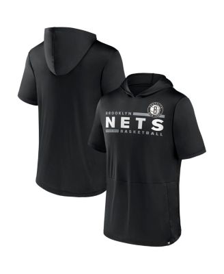 Fanatics - Men's Black Brooklyn Nets Possession Hoodie T-Shirt