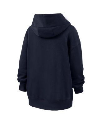 Women's Navy Team USA Oversized Phoenix Fleece Hoodie