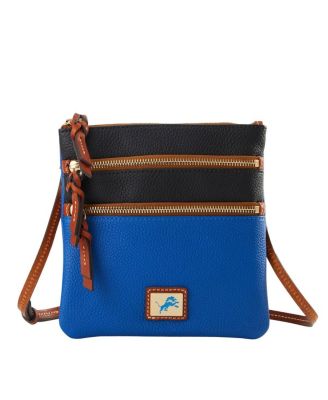Dooney & Bourke - Detroit Lions Team Logo Halftime Triple Zip Crossbody Bag