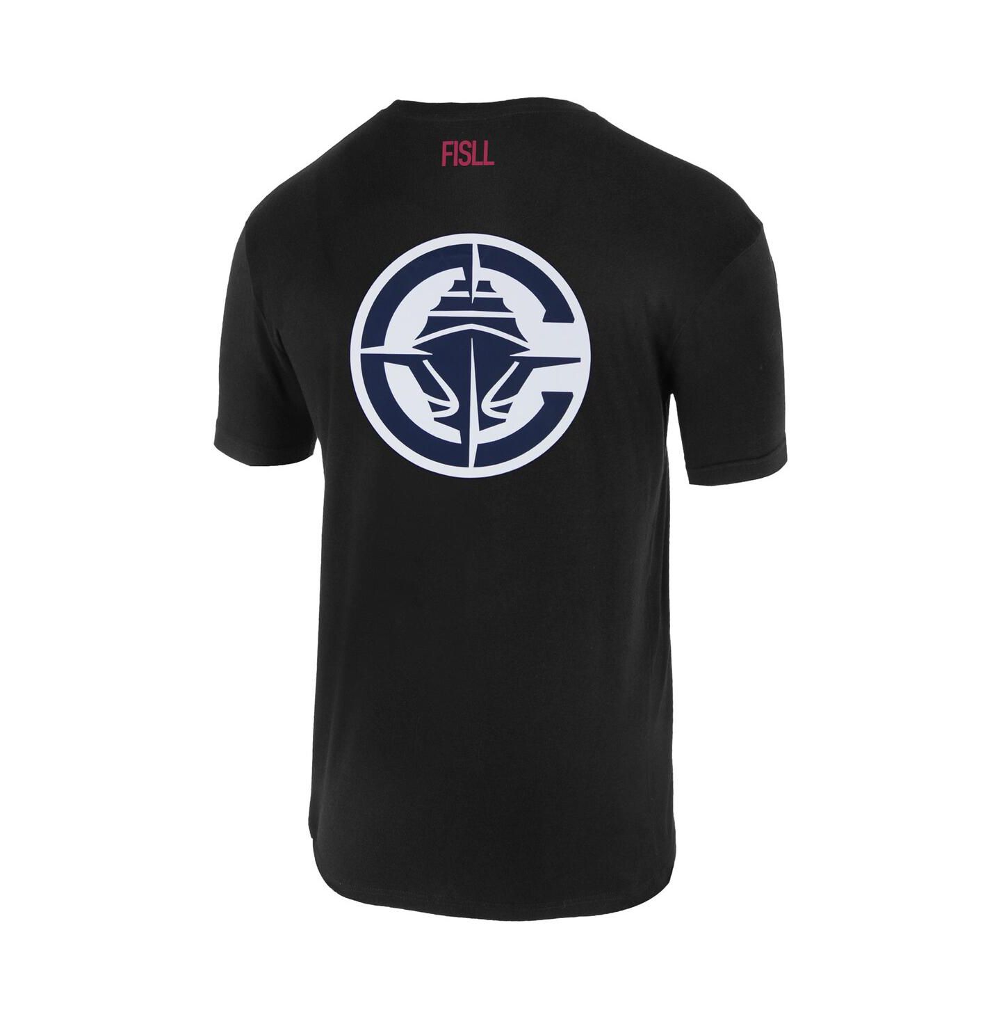 Футболка FISLL Black LA Clippers Oversize Logo — фото 2