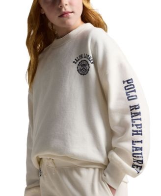 Girls' 7-16 Logo Crest Crewneck Sweatshirt