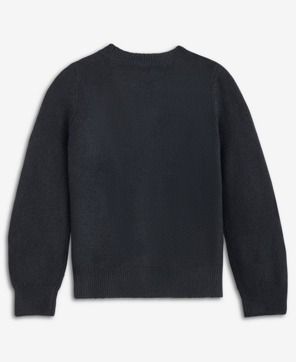 CeCe Girls 7-16 Crewneck Plaid-Bow Pullover Sweater