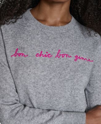 Women's Bon Chic Genre Long Sleeve Sweater