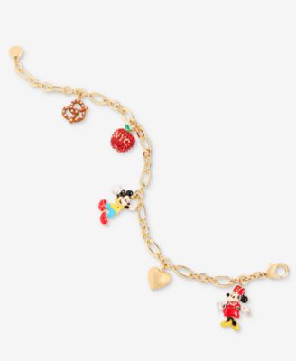 Disney | Macy's Mickey Mouse & Minnie Mouse NYC Charm Bracelet, Macy's Exclusive
