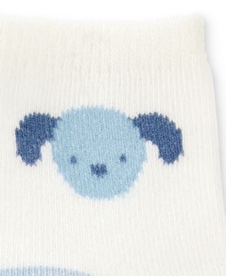 Baby Boys 3-Pk. Puppy Ankle Socks