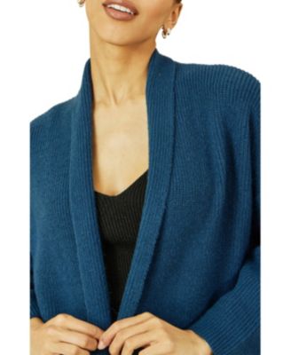 Women's Knitted Maxi Cardigan With Pockets