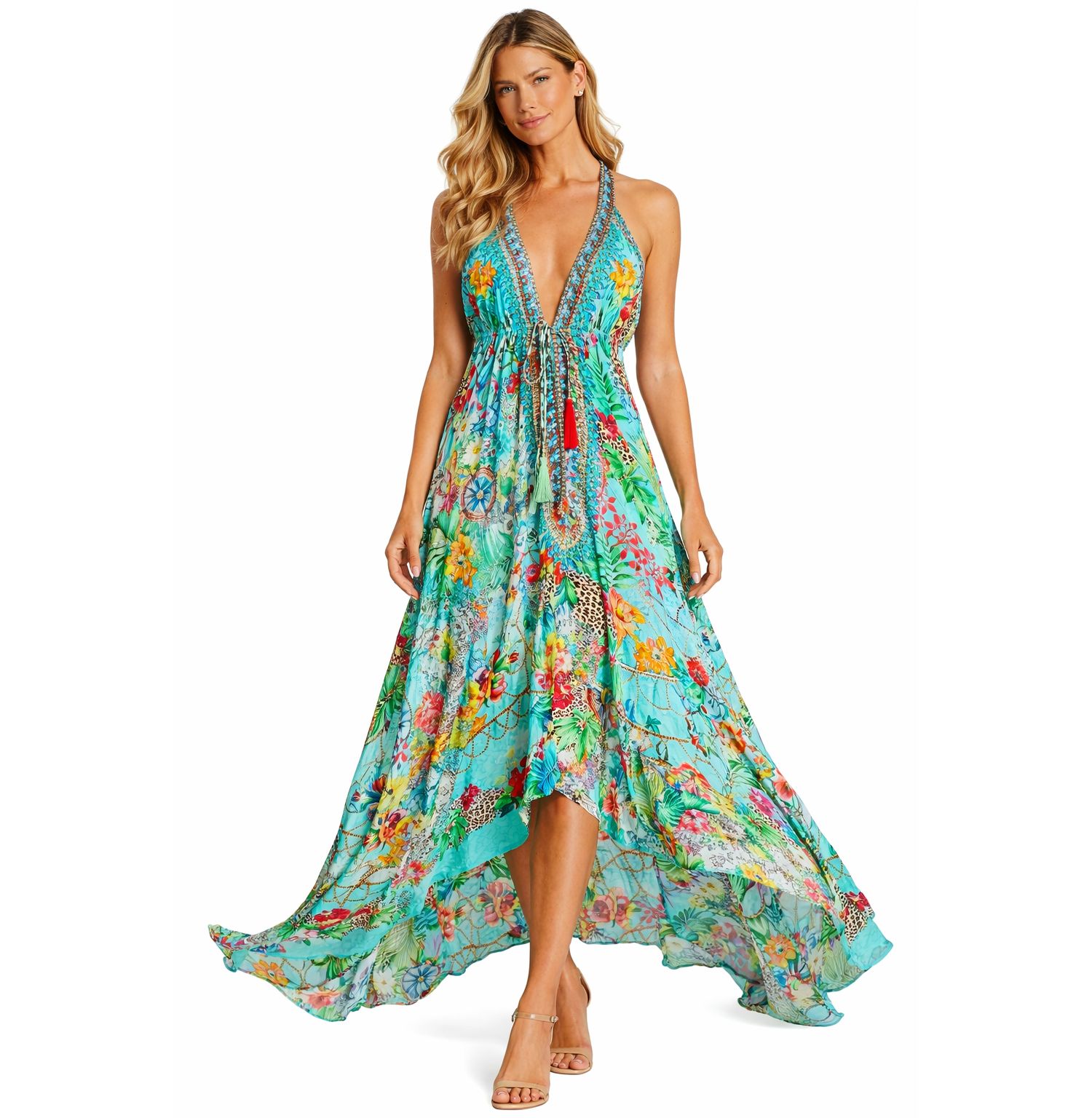 Women's Maxi halterneck Dress