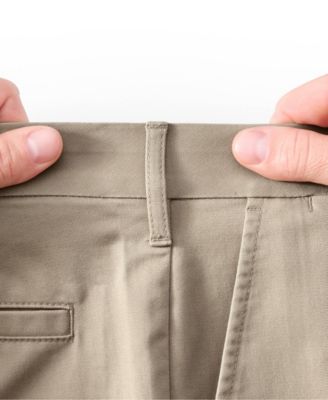 Men's Travel Kit Comfort Waist Athletic Fit Chino Pant