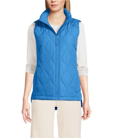 Женские жилеты Lands' End Women's Tall FeatherFree Onion Quilted Insulated Vest