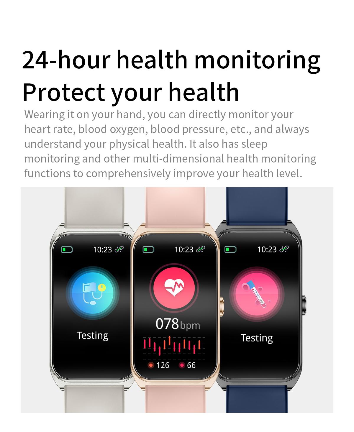 Ruxing Smart 1.47" Hd Watch Multifunctional for Women Men With Health Monitoring, Bluetooth Calling,Intelligent Reminder IP68