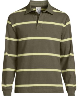 Men's Long Sleeve Rugged Rugby Polo