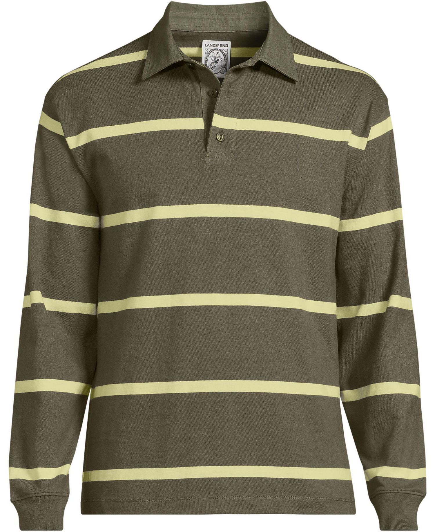 Men's Long Sleeve Rugged Rugby Polo