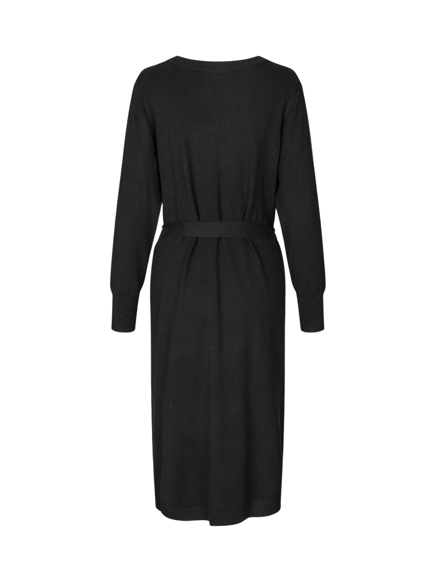 Women's Long Sleeve Belted Waist Dress