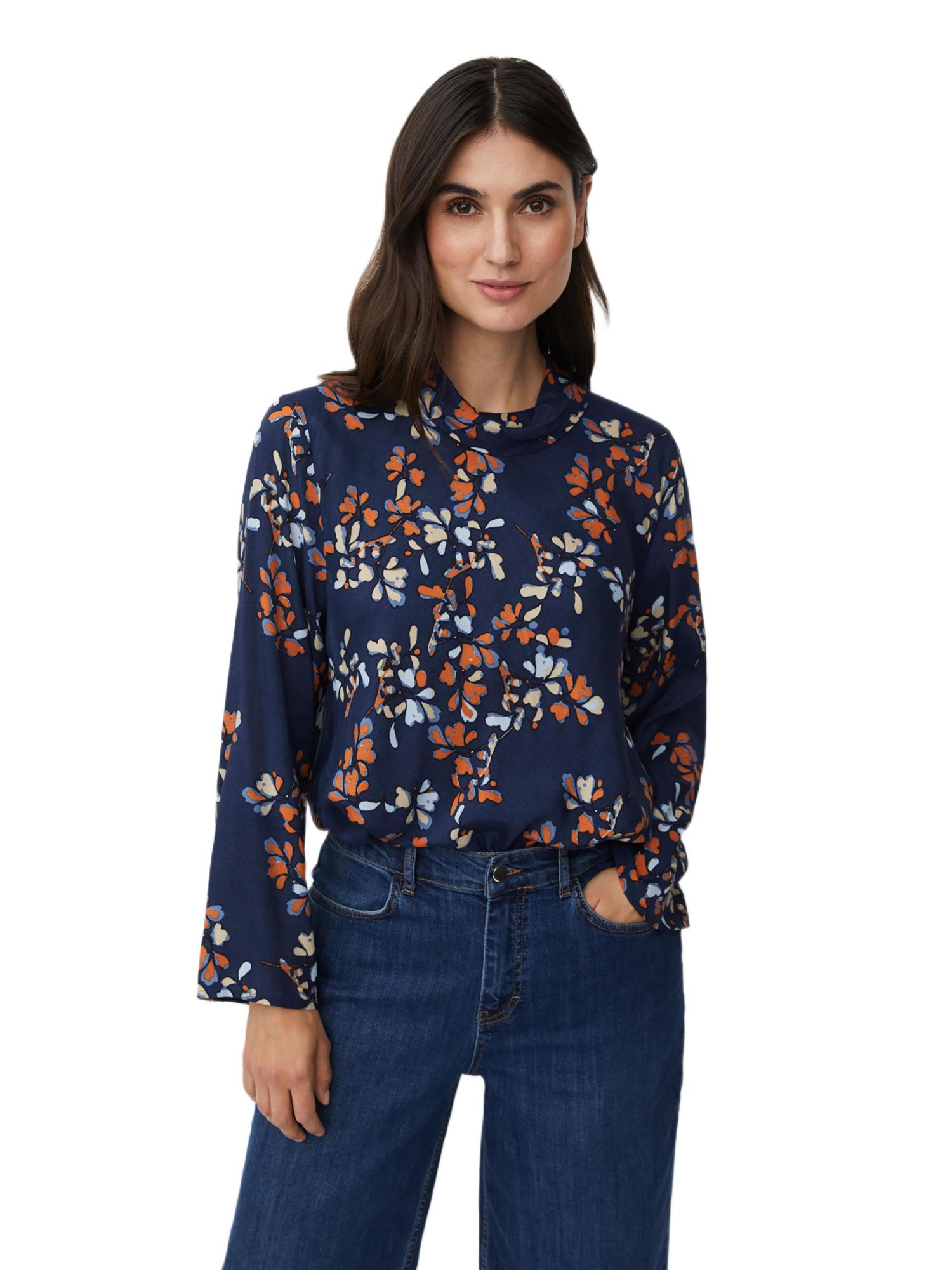 Women's MaDalmora High Neck Long Sleeve Top