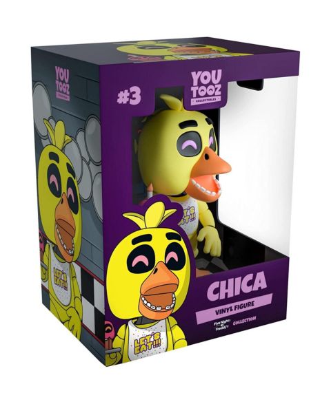 Детская фигурка Youtooz Chica Five Nights at Freddy's 4.7" Collectible Vinyl Figure, 15 Years & Up