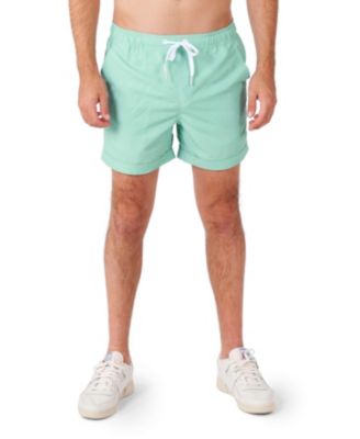 Men's Summer Set - 2 Piece Beach Wear set - Mint Green Blue - Matching Shirt and Shorts
